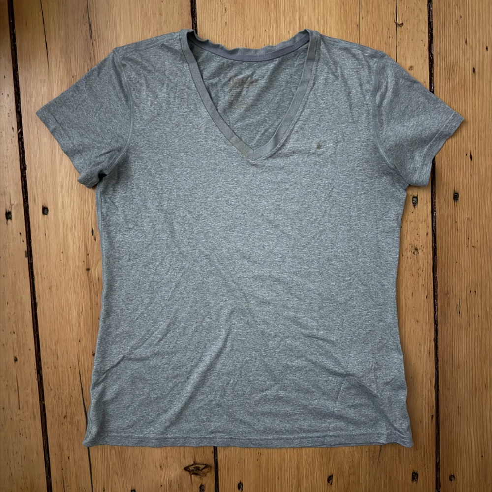 Nike Gray V-Neck Women's Tee